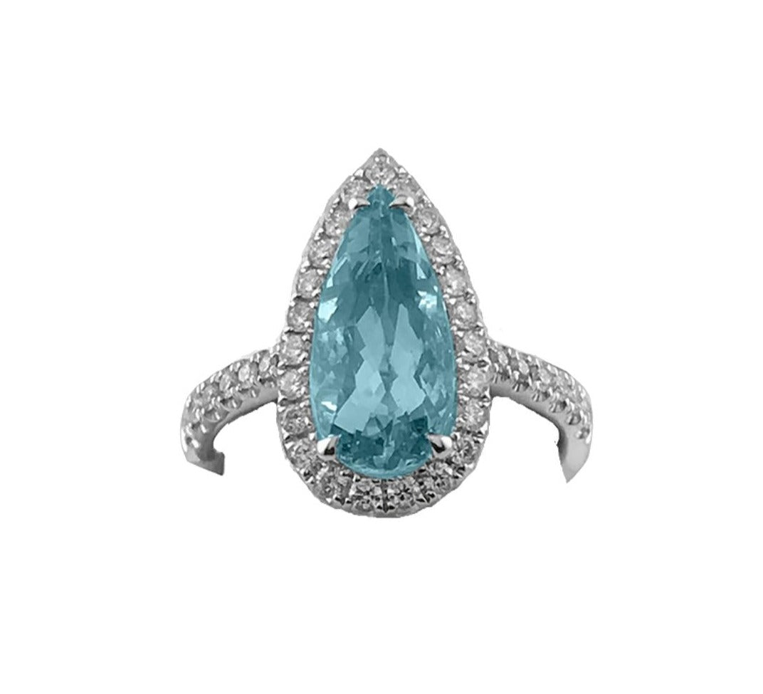 Aquamarine diamond online watch